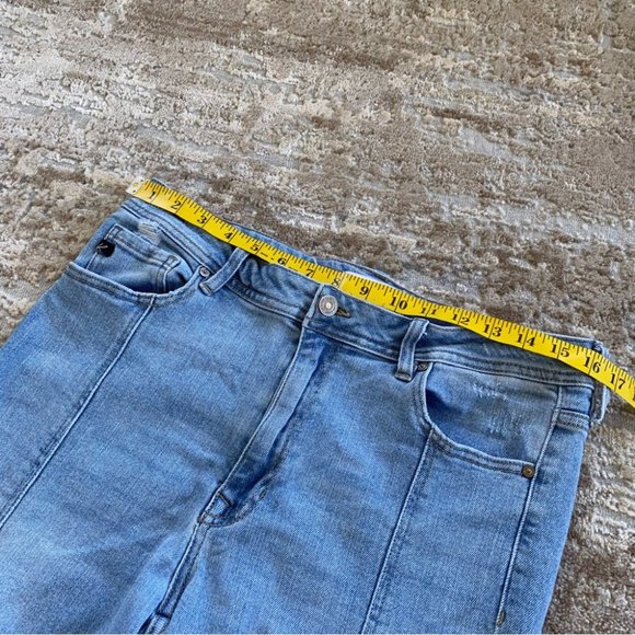KanCan Flare Jeans Denim Wide Leg High Rise True Flares: 30 - Picture 8 of 13